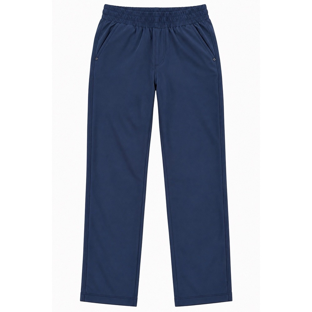 Avalanche Outdoor Supply Pants Women S Blue Stretch Nylon Hiking Travel Pull On